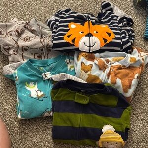 Assorted Baby Onesies with Animal Prints